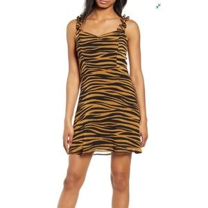 SALE❗️All in Favor Tiger Mini dress